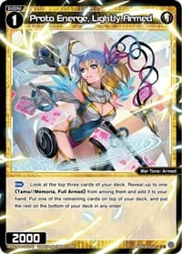 Proto Energe, Lightly Armed - Spread Diva - WIXOSS card