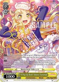 "A Pop-Up Book" Kokoro Tsurumaki (SP) - BanG Dream! Girls Band Party! 5th Anniversary - Weiss Schwarz card