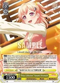 "Prize Collection" Nanami Hiromachi - BanG Dream! Girls Band Party! 5th Anniversary - Weiss Schwarz card