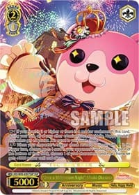 "Once a Millennium Night" Misaki Okusawa (SSP) - BanG Dream! Girls Band Party! 5th Anniversary - Weiss Schwarz card