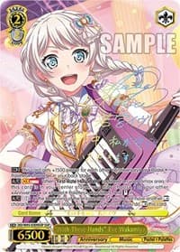 "With These Hands" Eve Wakamiya (SSP) - BanG Dream! Girls Band Party! 5th Anniversary - Weiss Schwarz card
