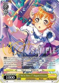 "We're Here~!!" Hagumi Kitazawa (SP) - BanG Dream! Girls Band Party! 5th Anniversary - Weiss Schwarz card