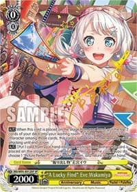 "A Lucky Find" Eve Wakamiya (SP) - BanG Dream! Girls Band Party! 5th Anniversary - Weiss Schwarz card