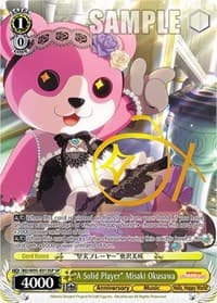 "A Solid Player" Misaki Okusawa (SP) - BanG Dream! Girls Band Party! 5th Anniversary - Weiss Schwarz card