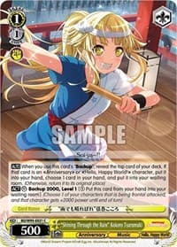"Shining Through the Rain" Kokoro Tsurumaki - BanG Dream! Girls Band Party! 5th Anniversary - Weiss Schwarz card