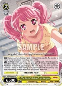 "The Director's Assistant" Aya Maruyama - BanG Dream! Girls Band Party! 5th Anniversary - Weiss Schwarz card