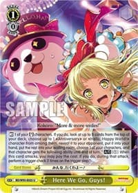Here We Go, Guys! - BanG Dream! Girls Band Party! 5th Anniversary - Weiss Schwarz card