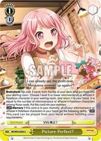 Picture Perfect? - BanG Dream! Girls Band Party! 5th Anniversary - Weiss Schwarz card