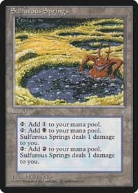 Sulfurous Springs - Ice Age - Magic: The Gathering card