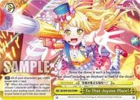 To That Joyous Place! (RRR) - BanG Dream! Girls Band Party! 5th Anniversary - Weiss Schwarz card