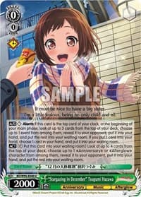 "Stargazing in December" Tsugumi Hazawa - BanG Dream! Girls Band Party! 5th Anniversary - Weiss Schwarz card