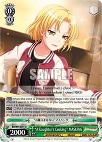 "A Daughter's Cooking" MASKING - BanG Dream! Girls Band Party! 5th Anniversary - Weiss Schwarz card