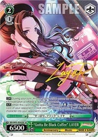 "Gotta Be Black Coffee" LAYER (SP) - BanG Dream! Girls Band Party! 5th Anniversary - Weiss Schwarz card