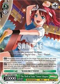 "The Thrill of Taiko" Tomoe Udagawa - BanG Dream! Girls Band Party! 5th Anniversary - Weiss Schwarz card