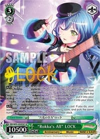 "Rokka's All" LOCK (SP) - BanG Dream! Girls Band Party! 5th Anniversary - Weiss Schwarz card