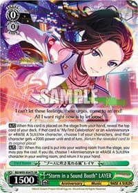 "Storm in a Sound Booth" LAYER (SR) - BanG Dream! Girls Band Party! 5th Anniversary - Weiss Schwarz card