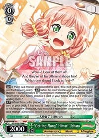 "Getting Along" Himari Uehara - BanG Dream! Girls Band Party! 5th Anniversary - Weiss Schwarz card