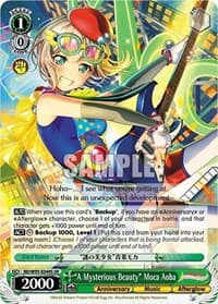 "A Mysterious Beauty" Moca Aoba (SR) - BanG Dream! Girls Band Party! 5th Anniversary - Weiss Schwarz card