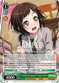 "A Thrilling Development?!" Tsugumi Hazawa - BanG Dream! Girls Band Party! 5th Anniversary - Weiss Schwarz card