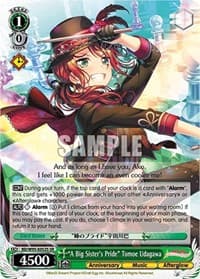 "A Big Sister's Pride" Tomoe Udagawa (SR) - BanG Dream! Girls Band Party! 5th Anniversary - Weiss Schwarz card