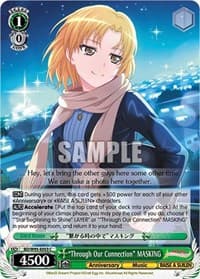 "Through Our Connection" MASKING - BanG Dream! Girls Band Party! 5th Anniversary - Weiss Schwarz card