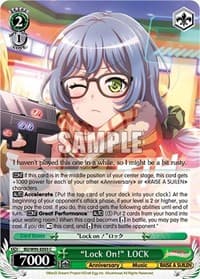 "Lock On!" LOCK - BanG Dream! Girls Band Party! 5th Anniversary - Weiss Schwarz card
