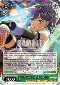 "Lock On!" LOCK (SR) - BanG Dream! Girls Band Party! 5th Anniversary - Weiss Schwarz card