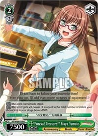 "Eureka! Treasure!" Maya Yamato - BanG Dream! Girls Band Party! 5th Anniversary - Weiss Schwarz card