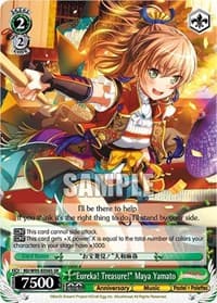 "Eureka! Treasure!" Maya Yamato (SR) - BanG Dream! Girls Band Party! 5th Anniversary - Weiss Schwarz card