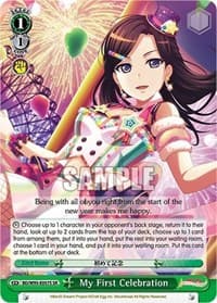 My First Celebration (SR) - BanG Dream! Girls Band Party! 5th Anniversary - Weiss Schwarz card