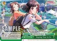 Staying True to Us - BanG Dream! Girls Band Party! 5th Anniversary - Weiss Schwarz card