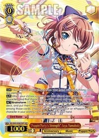 "Poppin'Party's Strength" Saya Yamabuki (SSP) - BanG Dream! Girls Band Party! 5th Anniversary - Weiss Schwarz card