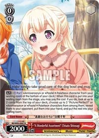"A Wonderful Assortment" Chisato Shirasagi - BanG Dream! Girls Band Party! 5th Anniversary - Weiss Schwarz card