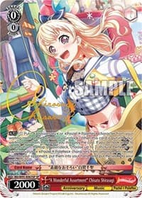 "A Wonderful Assortment" Chisato Shirasagi (SP) - BanG Dream! Girls Band Party! 5th Anniversary - Weiss Schwarz card