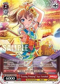 "Evening Primping" Saya Yamabuki (SP) - BanG Dream! Girls Band Party! 5th Anniversary - Weiss Schwarz card