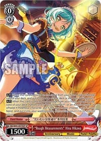 "Rough Measurements" Hina Hikawa (SP) - BanG Dream! Girls Band Party! 5th Anniversary - Weiss Schwarz card