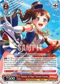 "Melody of Hope" Kasumi Toyama (SR) - BanG Dream! Girls Band Party! 5th Anniversary - Weiss Schwarz card