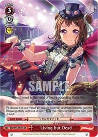 Living but Dead (SR) - BanG Dream! Girls Band Party! 5th Anniversary - Weiss Schwarz card