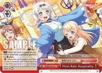 First-Rate Hospitality - BanG Dream! Girls Band Party! 5th Anniversary - Weiss Schwarz card