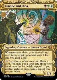 Zimone and Dina (Showcase) - March of the Machine - Magic: The Gathering card