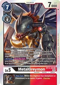 MetalGreymon - Across Time - Digimon Card Game card