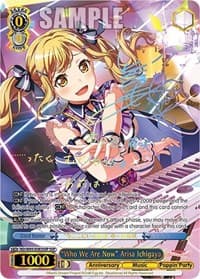 "Who We Are Now" Arisa Ichigaya (SSP) - BanG Dream! Girls Band Party! 5th Anniversary - Weiss Schwarz card