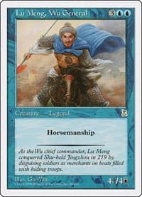 Lu Meng, Wu General - Portal Three Kingdoms - Magic: The Gathering card