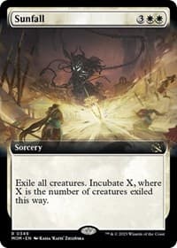 Sunfall (Extended Art) - March of the Machine - Magic: The Gathering card