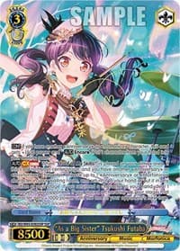 "As a Big Sister" Tsukushi Futaba (SSP) - BanG Dream! Girls Band Party! 5th Anniversary - Weiss Schwarz card