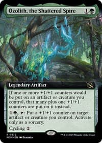 Ozolith, the Shattered Spire (Extended Art) - March of the Machine - Magic: The Gathering card