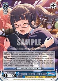 "Because You Were There" PAREO - BanG Dream! Girls Band Party! 5th Anniversary - Weiss Schwarz card