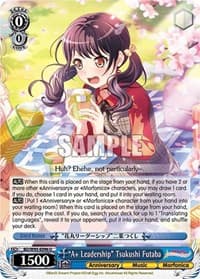 "A+ Leadership" Tsukushi Futaba - BanG Dream! Girls Band Party! 5th Anniversary - Weiss Schwarz card