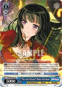 "The Solo Wizard" Rinko Shirokane - BanG Dream! Girls Band Party! 5th Anniversary - Weiss Schwarz card