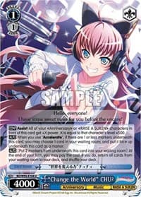 "Change the World" CHU² - BanG Dream! Girls Band Party! 5th Anniversary - Weiss Schwarz card